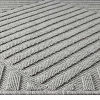 Alpha Outdoor Rug - Light Grey - 240x330