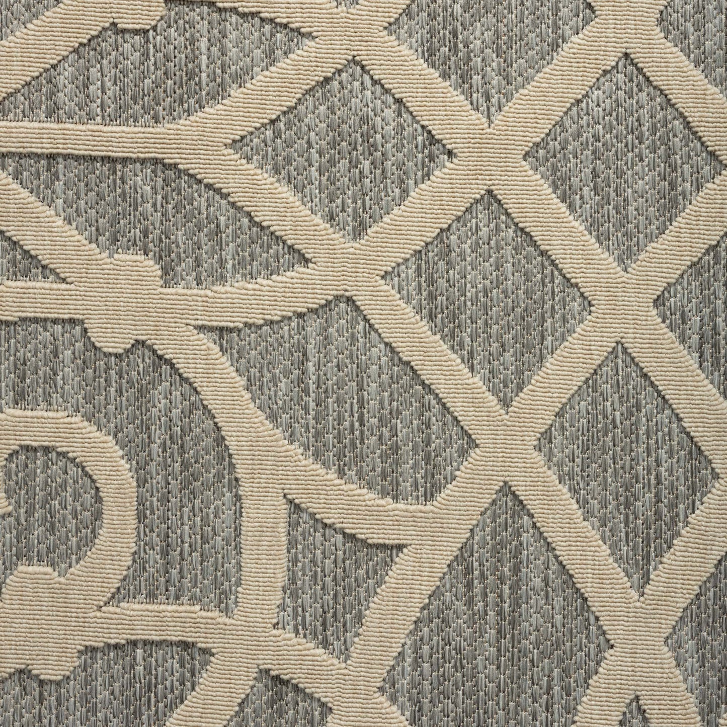 Alpha Outdoor Rug - Grey - 300x400