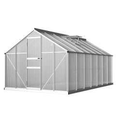 Greenfingers Greenhouse 4.2x2.5x1.95M Aluminium Polycarbonate Green House Garden Shed