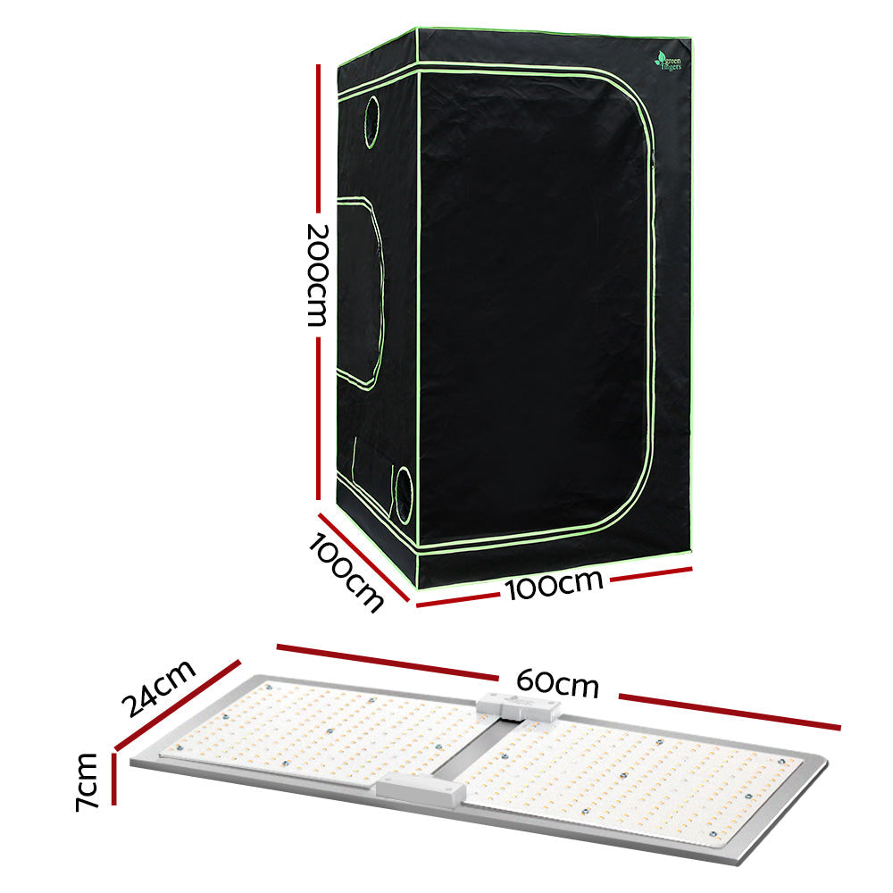 Greenfingers Grow Tent 2200W LED Grow Light Hydroponics Kits Hydroponic System