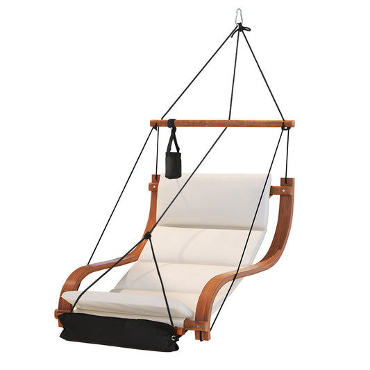 Gardeon Wooden Hammock Chair Hanging Chair Indoor Outdoor Garden Patio Furniture