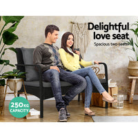 Gardeon Outdoor Furniture Lounge Table Chairs Garden Patio Wicker Sofa Set