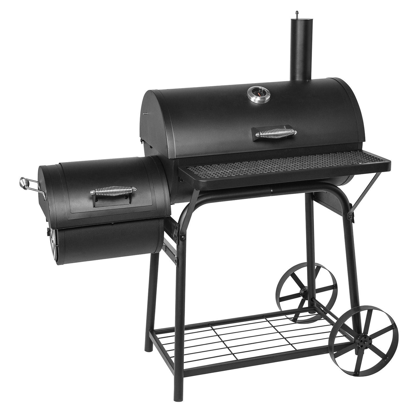 Havana Outdoors Charcoal 2-IN-1 BBQ Smoker Grill Barbecue Outdoor Cooking