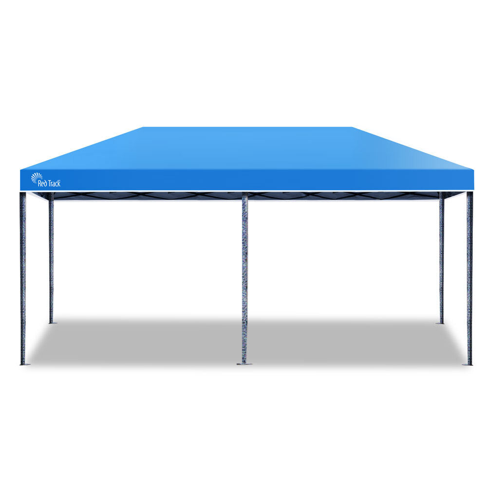 Red Track 3x6m Folding Gazebo Shade Outdoor Blue Foldable Marquee Pop-Up