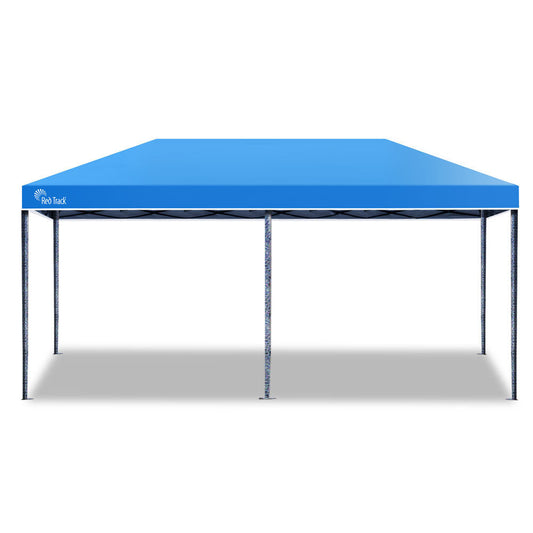 Red Track 3x6m Folding Gazebo Shade Outdoor Blue Foldable Marquee Pop-Up