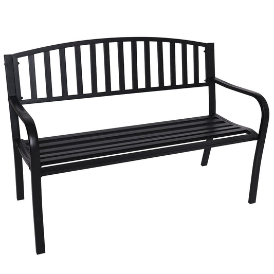 Wallaroo Steel Outdoor Garden Bench - Classic