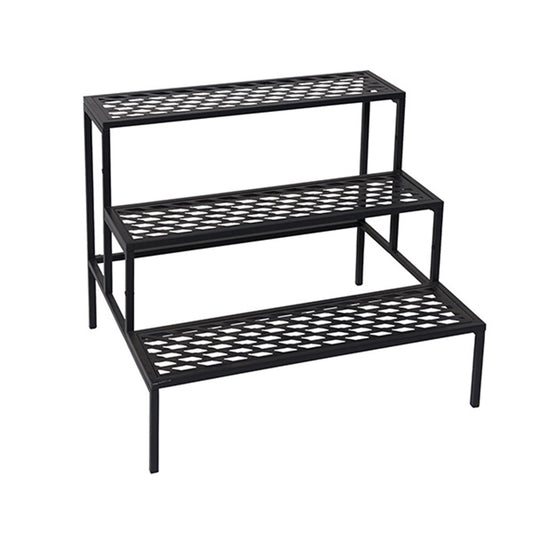 YES4HOMES 3 Tier Metal Plant Stand Flower Pot Planter Garden Display Rack  Balcony Shelf