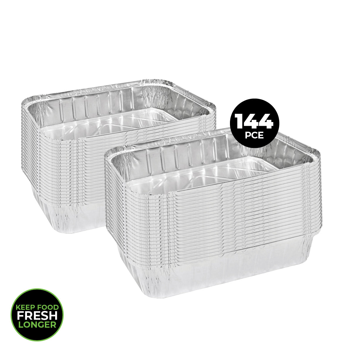 Home Master 144PCE Aluminium Foil Trays Premium Quality Cook Bake 31cm