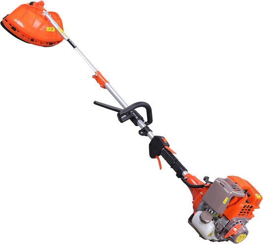 4 STROKE Whipper Snipper Straight Shaft Line Trimmer 31CC Pole Brush Cutter