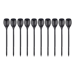 10 Pack Solar Torch Lights 96 LED Flickering Lighting Dancing Flame Garden Lamp