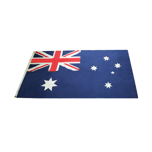 Australian Flag Heavy Duty Woven Spun Poly Australia Flag Metal Clips