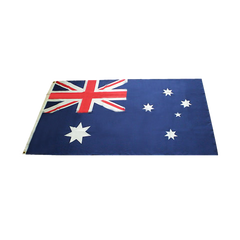 Australian Flag Heavy Duty Woven Spun Poly Australia Flag Metal Clips