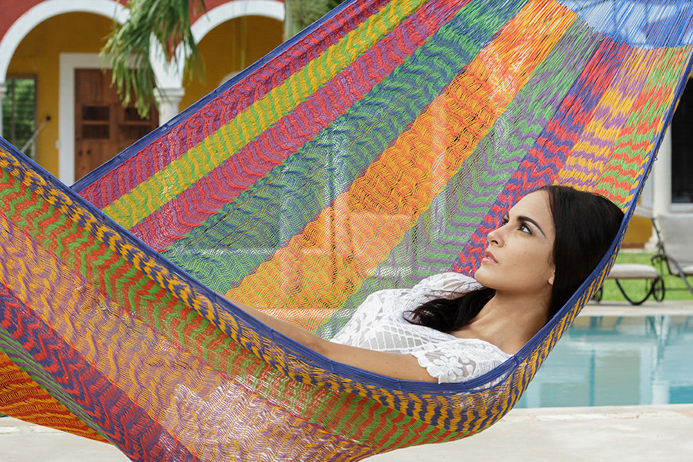 The out and about Mayan Legacy hammock Single Size in Mexicana colour